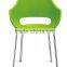 Popular Bright Color Plastic Chairs in Dining Chairs