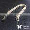 Manual Customized 925 Six Corner Sterling Silver Bracelet Jewelry
