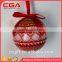 Christmas decorations christmas ornaments styrofoam ball with paperwrap LED ball