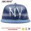 customize faux leather hat snapback cap