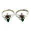 Delicate Beauty !! Green Onyx_Red Onyx 925 Sterling Silver Toe Ring, Online Silver Jewelry, Silver Jewelry Exporter