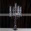 New good-looking large crystal glass candelabra table lamp