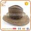 Hot selling western cowboy hat brown leather cowboy hats for men