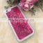Glitter Quicksand & Stars Hard Liquid Cover Case for Huawei Mate 7