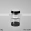 50/100/200g black shiny screw cap top cap plastic jar personal care silk screen printing clear surface                        
                                                                                Supplier's Choice