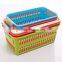 2016 hot sale large basket for promotional /handle storage basket for saving space