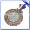 Factory die cast zinc alloy antique brass custom sports medal