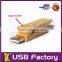 Fashionable useful wooden crystal usb flash drive.