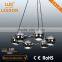 CE UL white pendant light & changing color chandelier & antique glass pendant lamp