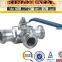 SUS 304 Stainless Steel Sanitary 3 Way Ball Valve For Food Grade Industry