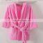 Baby Hooded Bathrobe Rose Sleepwear Warm Kids Robe