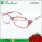 Beautiful design young lady optical russian reading glasses with metal decoration