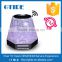 2016 portable colourful wireless smart mini bluetooth speaker lamp changing with fm radio, TF card,clock support