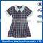 Short Sleeve Dress Uniform Fashion Primary School Uniform Designs for Girls