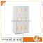 commercial use knock down 9 door changing room steel lockers