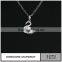 Clavicle Necklace Thick Pure silver costume necklace