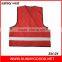 manufacturer high visibility 100% polyester safety vest with 2 horizontal tapes