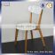 No Folding Wooden Dining Room Chair Furniture Restaurant Used Chair
