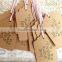 Custom Printed Kraft Tag for Gift Garment Luggage