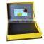 custom hot selling paper material 4.3" digital video brochure video digital greeting cards