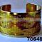 Handcrafted Indian Brass Fashion Bangle Bracelet Weaved