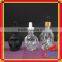 skull shape glass dropper bottle for e-juice