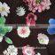 beautiful floral organza burnout fabric for curtain women dress