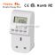 Timer Socket Plug-in with LCD Display 12/24 Hour 7 Days electronic Multi Function Digital Timer