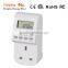 Timer Socket Plug-in with LCD Display 12/24 Hour 7 Days electronic Multi Function Digital Timer