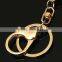 custom crystal diamond Penguin key chains metal key chain