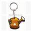 New design soft pvc toy key ring