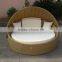 Outdoor Furniture Chic Sunbed Poolside Daybed With Cube Stool