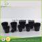soft black flower nursery pot