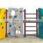 Plastic kid's outdoor rock climbing wall for sale