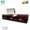 wholesale good quality cloth covered caskets