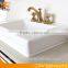 CRW country golden plated luxury bathroom vanity designs for floor cabinet units white oak bathroom washbasin cabinet with tops