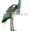 Plastic decorative garden heron