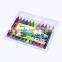 High Quality Bulk Wholesale Washable Crayon, Promotional Gift Children Kids Crayon, Custom Color Round Shape Plastic Crayon