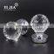 Zinc Alloy Furniture Crystal Glass Door Knob Lock Set