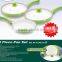 5 Pcs Ceramic Coated Frypan Set Red Non Stick Induction Cooking Contemporary