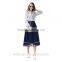 Women Fashion Gauze Long Skirt Pleated Stylish Girl Skirt