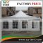8m by 8m Pagoda tent with beautiful white lining and curtains decoration for wedding with floor system