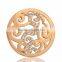 Fashion jewelry charm 316L stainless steel 33cm coin locket designs