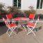 5pcs Outdoor Folding Dinning Table Set