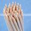 Single sharped or semi-pointed tip round bamboo stick/skewer for BBQ