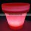 LED bonsai pot light up led flower pot decoration indoor colorful plastic led light flowerpots