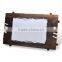 custom gift sublimation rock slate photo with wooden frame