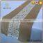 100% burlap table runner for home and wedding