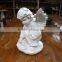 Custom Angel Figurine Christmas White Angel Reading
