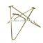 Elegant Furniture brass PVD solid Stainless Steel Glass Coffee Table
